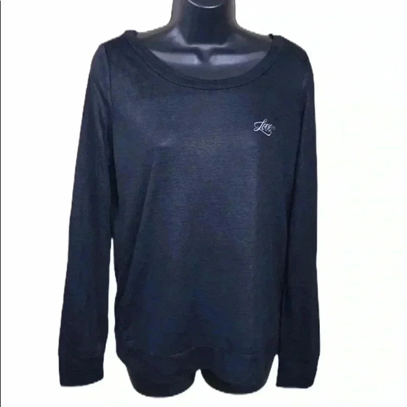 Victoria’s Secret Black Long Sleeve Tee Size XS—B2 - Picture 1 of 5